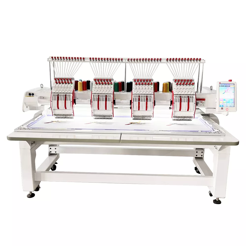 multi functional four heads embroidery machine